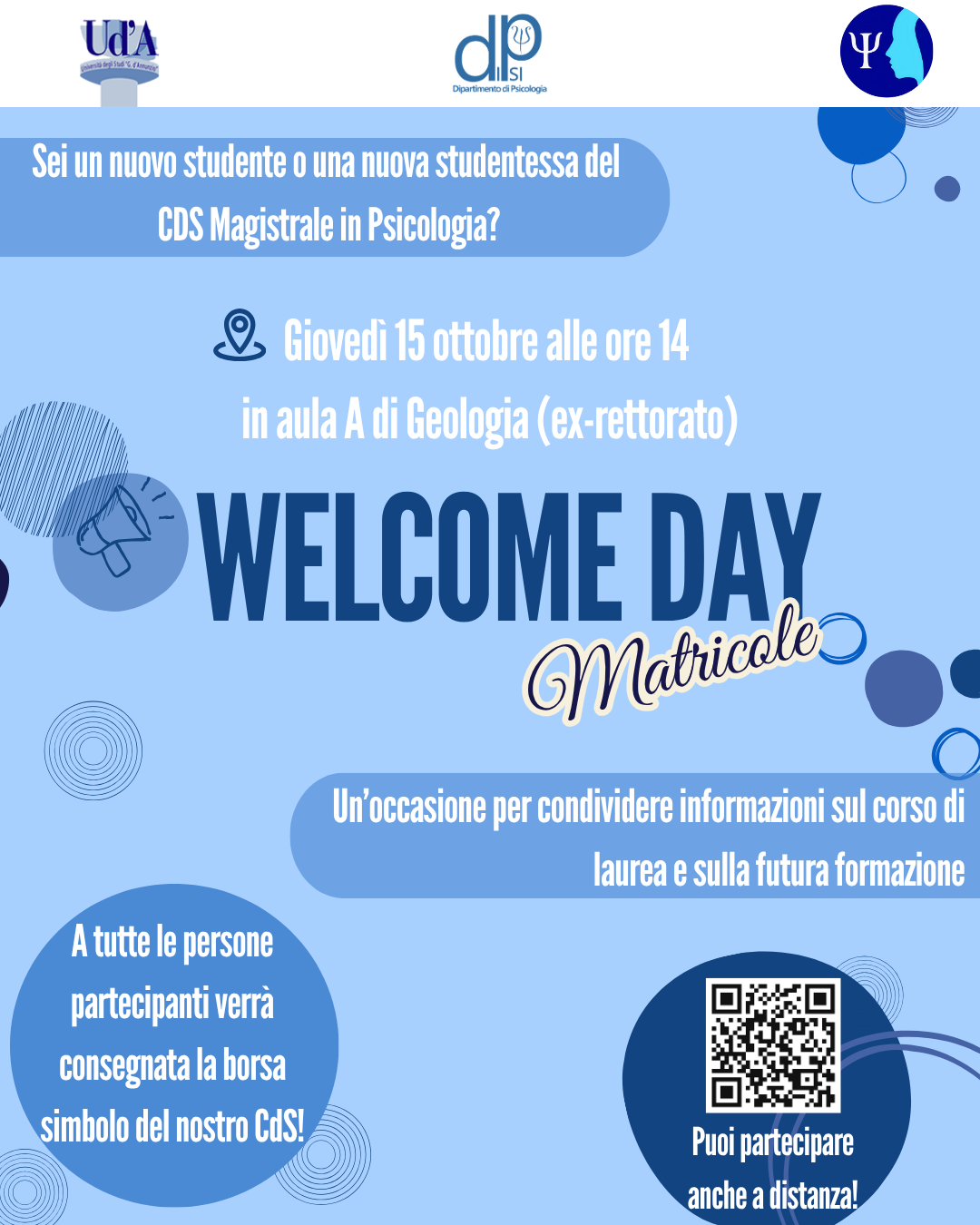locandina welcome day 2026